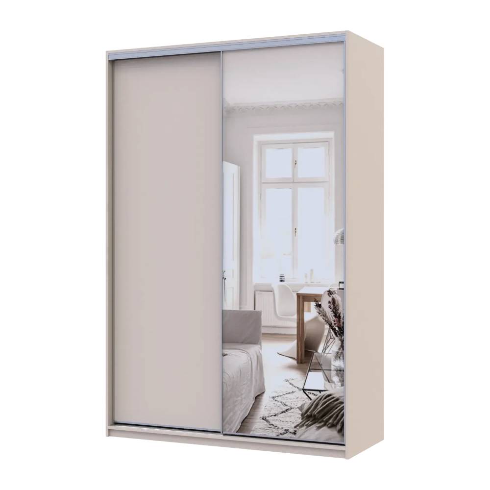 Шафа-купе Doros Сіті Лайт Кашемір 1 ДСП / 1 дзеркало 150х45х225 (80736356)
