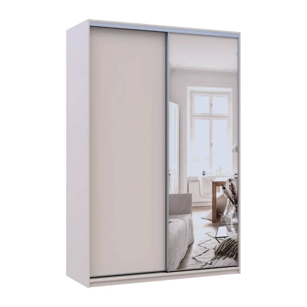 Шафа-купе Doros Сіті Лайт Кашемір 1 ДСП / 1 дзеркало 150х45х225 (80736356)
