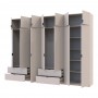 Шафа для одягу Doros Лукас Кашемір 3+4 ДСП 315х50х240 DRS-011719 (42005136)