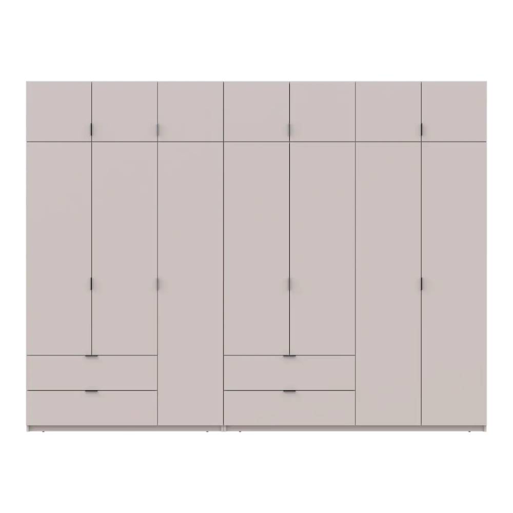 Шафа для одягу Doros Лукас Кашемір 3+4 ДСП 315х50х240 DRS-011719 (42005136)