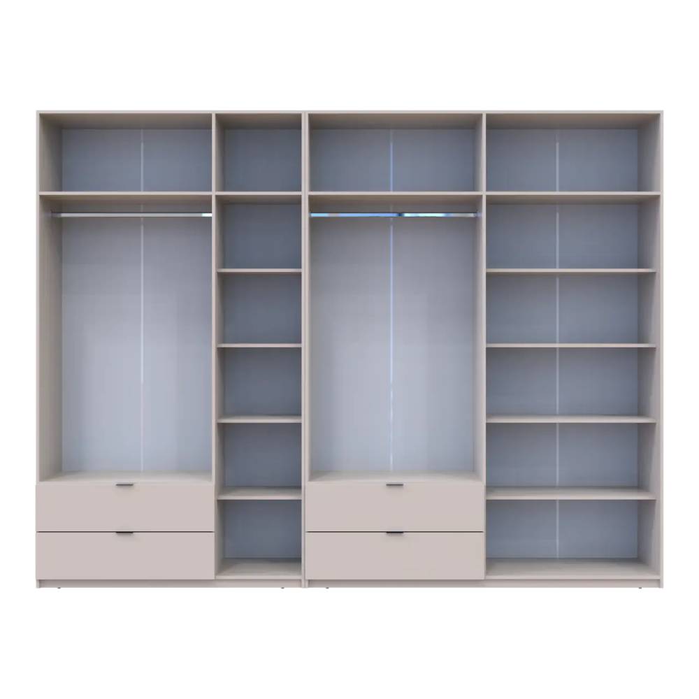 Шафа для одягу Doros Лукас Кашемір 3+4 ДСП 315х50х240 DRS-011719 (42005136)