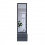 Подвесная тумба с зеркалом Doros Сола Графит / Серый 45х40х168,6 см DRS-011742 (44900342)