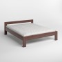 Полуторная деревянная кровать Mebigrand Дели Орех темный 120х200 см (MBG-3866)