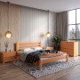 Полуторная деревянная кровать Mebigrand Колумбия Ольха 120х200 см (MBG-3348)