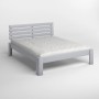 Полуторная деревянная кровать Mebigrand Техас Светло-серый (RAL7040) 120х200 см (MBG-9691)