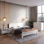 Полуторная деревянная кровать Mebigrand Тоскана Белый 120х200 см (MBG-3571)