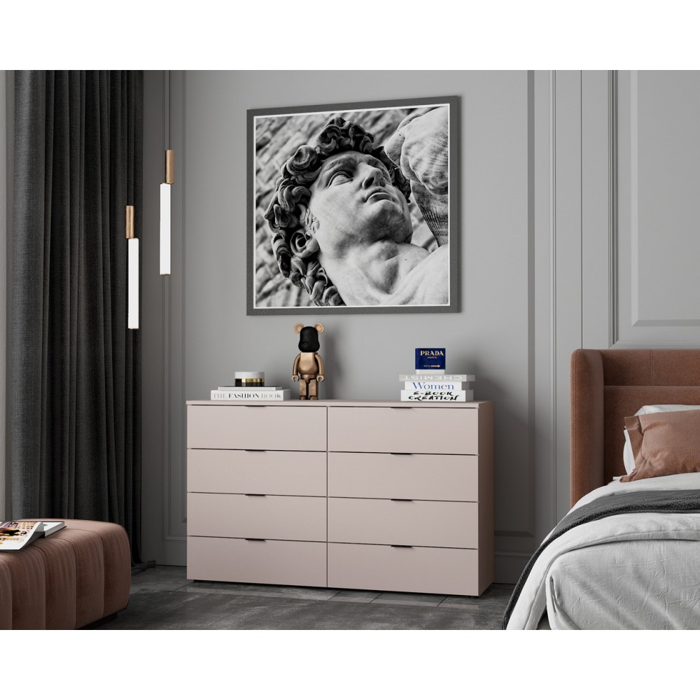 Комод Doros Рон 8 Кашемір 8 Ящичків 130х38х81 DRS-011776 (41516171)