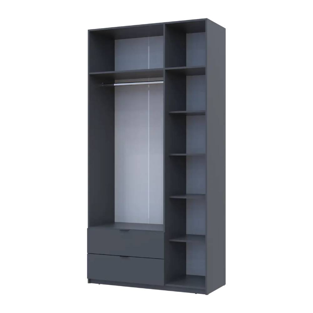 Шкаф для одежды Doros Лукас Графит 3ДСП 120х50х240 DRS-011650 (80737797)