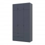 Шкаф для одежды Doros Лукас Графит 3ДСП 120х50х240 DRS-011650 (80737797)