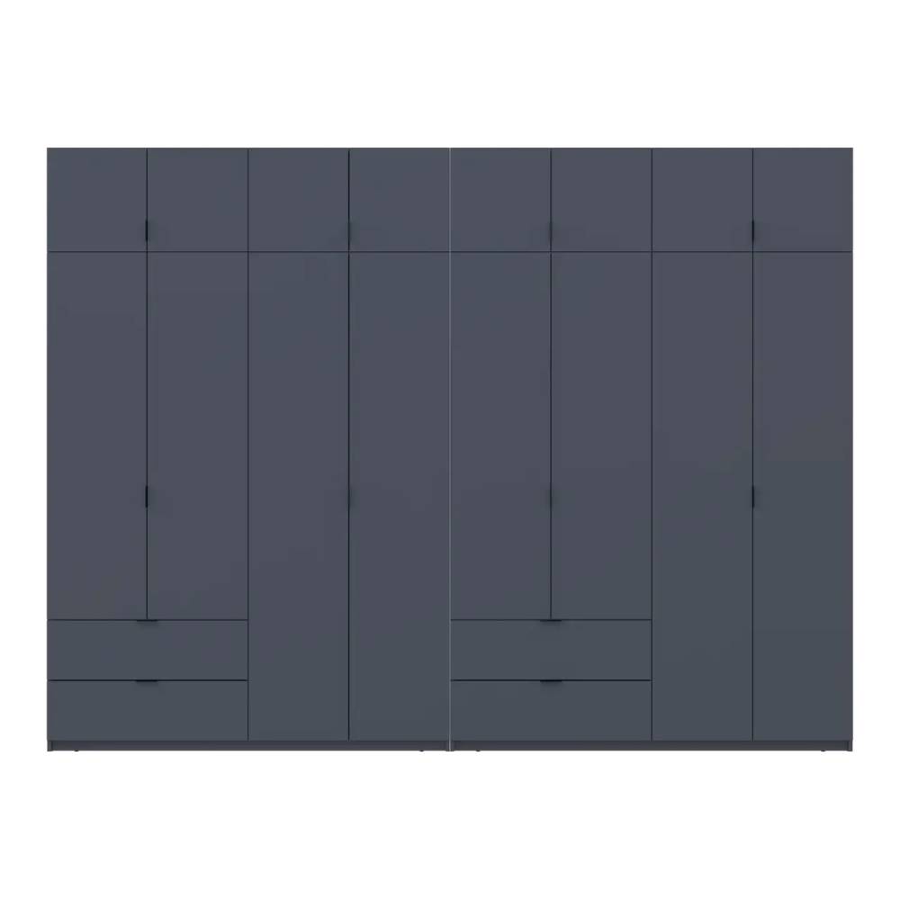 Шкаф для одежды Doros Лукас Графит 4+4 ДСП 320х50х240 DRS-011700 (42005129)