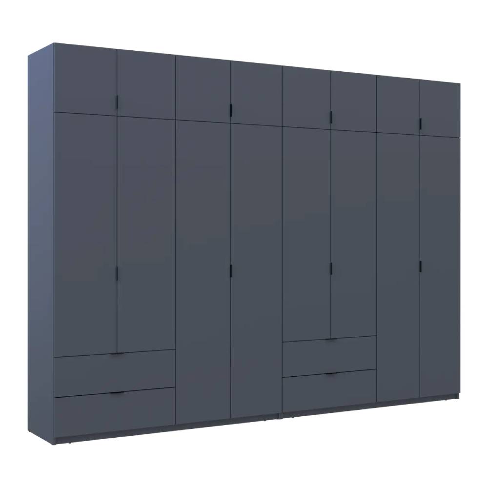 Шкаф для одежды Doros Лукас Графит 4+4 ДСП 320х50х240 DRS-011700 (42005129)