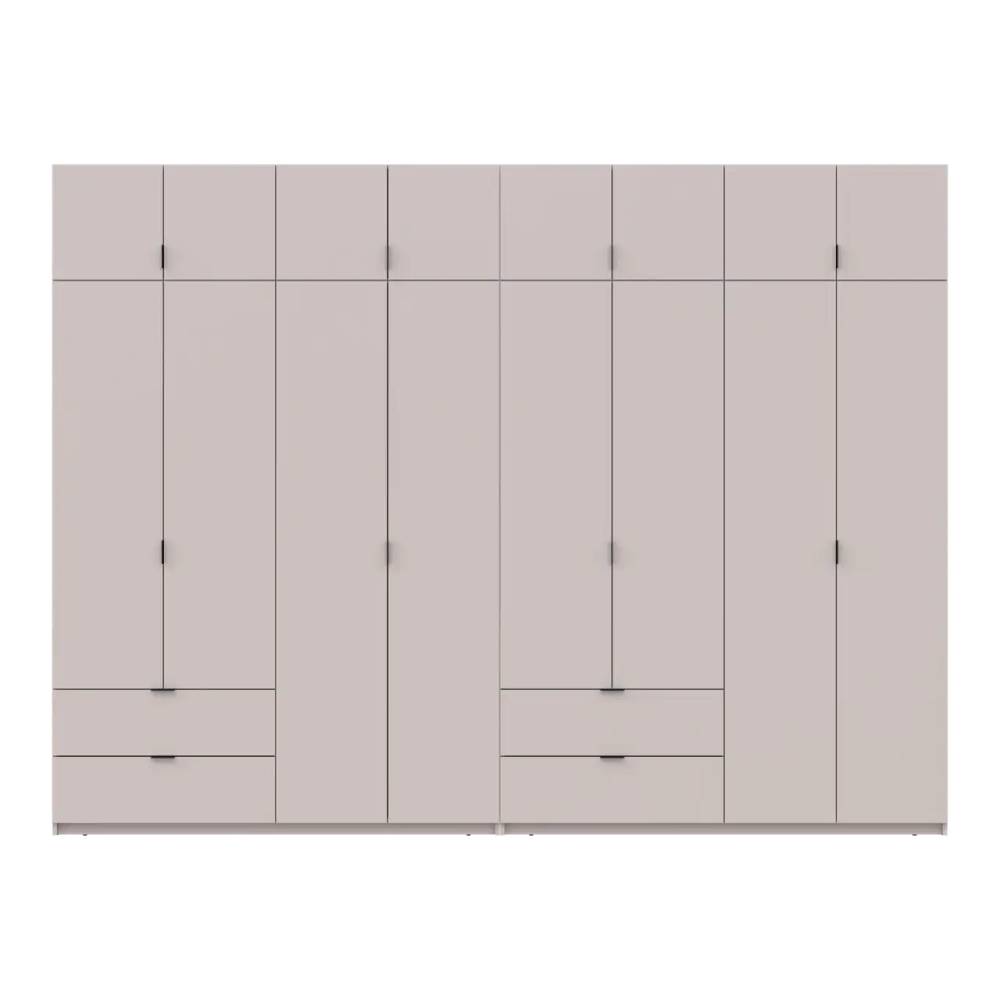 Шафа для одягу Doros Лукас Кашемір 4+4 ДСП 320х50х240 DRS-011720 (42005128)