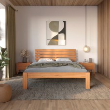 Полуторная деревянная кровать Mebigrand Техас Ольха 120х190 см (MBG-9644)