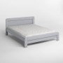 Полуторная деревянная кровать Mebigrand Тоскана Светло-серый (RAL7040) 120х190 см (MBG-3556)