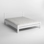 Двоспальне дерев'яне ліжко Mebigrand Прем'єра Білий (RAL9003) 160х190 см (MBG-2829)