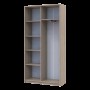 Распашный шкаф Doros Студент Дуб Сонома/Белый 90х38х180 DRS-011624 (40908067)