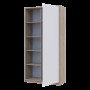 Распашный шкаф Doros Студент Дуб Сонома/Белый 90х38х180 DRS-011624 (40908067)