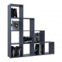 Стеллаж Doros Степь 4х4 Графит открытый 136.2х28.8х140.7 DRS-011769 (41516167)
