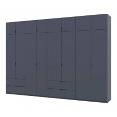 Шафа для одягу Doros Лукас Графіт 4+4 ДСП 340х50х240 DRS-011701 (42005141)