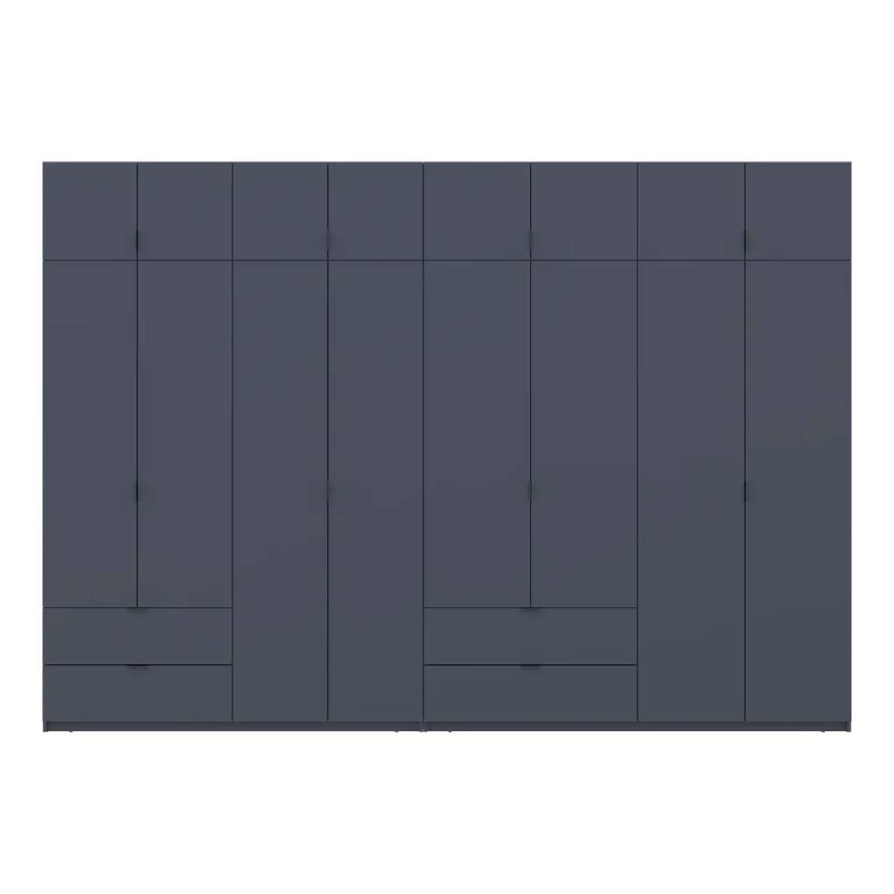 Шкаф для одежды Doros Лукас Графит 4+4 ДСП 340х50х240 DRS-011701 (42005141)