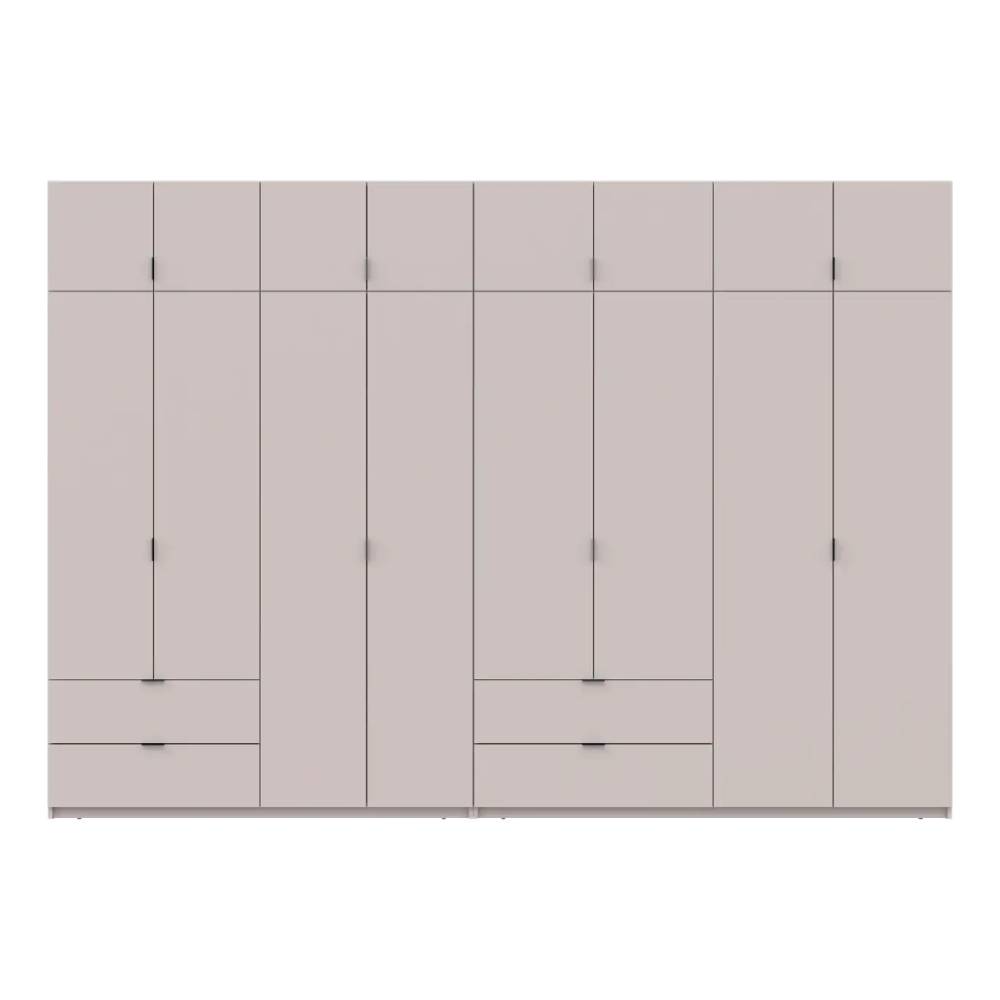 Шафа для одягу Doros Лукас Кашемір 4+4 ДСП 340х50х240 DRS-011721 (42005140)