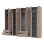 Шкаф для одежды Doros Лукас Дуб сонома 4+4 ДСП 340х50х240 DRS-011711 (42005139)