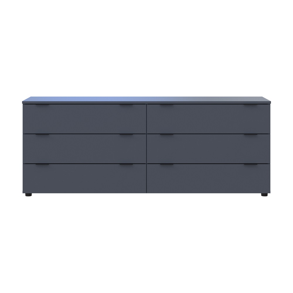 Комод Doros Рон 9 Графит 6 Ящиков 160х38х62 DRS-011778 (41516176)