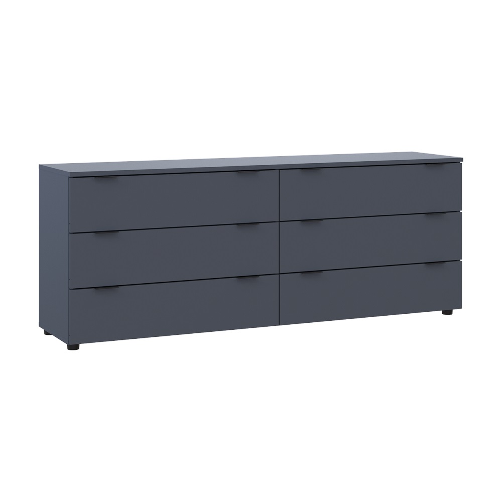 Комод Doros Рон 9 Графит 6 Ящиков 160х38х62 DRS-011778 (41516176)