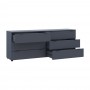 Комод Doros Рон 9 Графит 6 Ящиков 160х38х62 DRS-011778 (41516176)