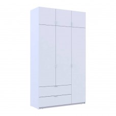 Шафа для одягу Doros Лукас Білий 3ДСП 135х50х240 DRS-011652 (80737800)