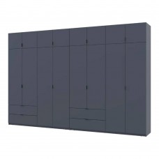 Шафа для одягу Doros Лукас Графіт 4+4 ДСП 360х50х240 DRS-011702 (42005145)