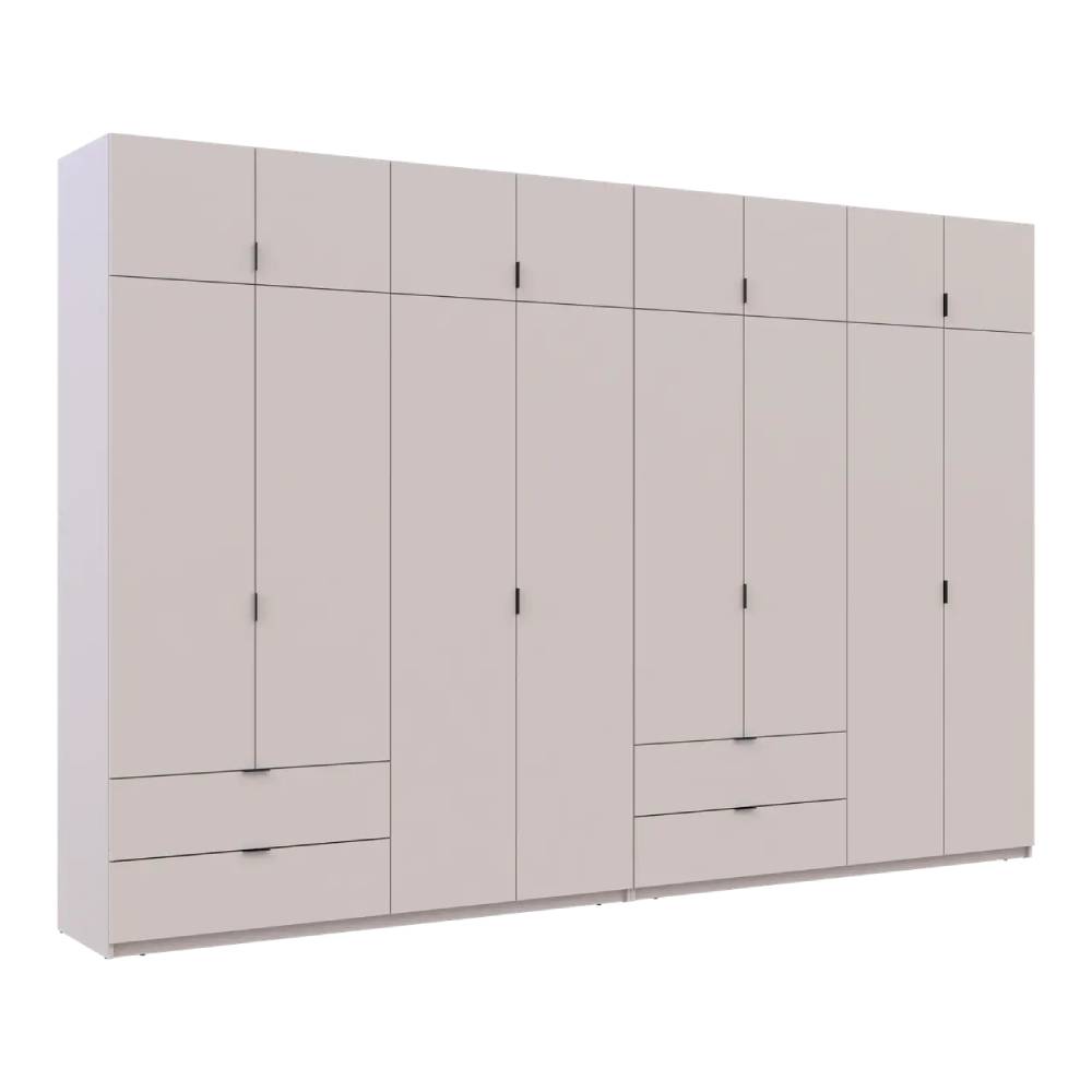 Шафа для одягу Doros Лукас Кашемір 4+4 ДСП 360х50х240 DRS-011722 (42005144)