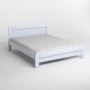 Полуторная деревянная кровать Mebigrand Тоскана Серо-голубой (S2010R80B) 120х190 см (MBG-3654)