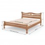 Двуспальная деревянная кровать Mebigrand Даллас Оливковый (RAL1020) 140х190 см (MBG-5906)