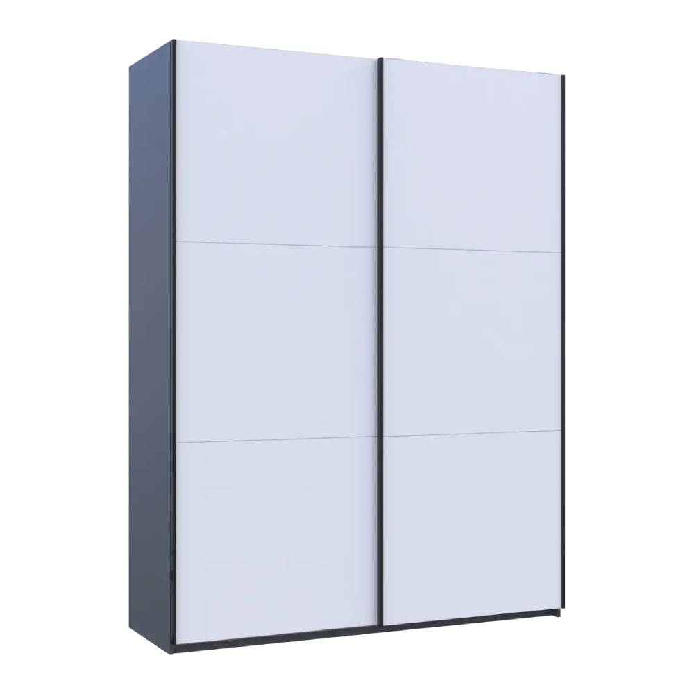 Шафа-купе Doros G-Caiser Графіт/Білий 2 ДСП / 3 частини 180х60х240 DRS-011729 (44900262)