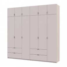 Шафа для одягу Doros Лукас Кашемір 3+3 ДСП 240х50х240 DRS-011713 (42005108)