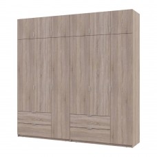 Шафа для одягу Doros Лукас Дуб сонома 3+3 ДСП 240х50х240 DRS-011703 (42005107)
