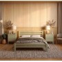 Полуторная деревянная кровать Mebigrand Премьера Оливковый (RAL1020) 120х190 см (MBG-2797)