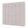 Шафа для одягу Doros Лукас Кашемір 3+3 ДСП 255х50х240 DRS-011714 (42005112)