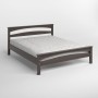 Полуторная деревянная кровать Mebigrand Чикаго Сити Венге 120х190 см (MBG-10004)
