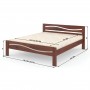 Полуторная деревянная кровать Mebigrand Неаполь Серо-синий (S7010R90B) 120х200 см (MBG-3755)