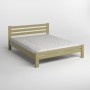 Полуторная деревянная кровать Mebigrand Премьера Оливковая (RAL1020) 120х200 см (MBG-2798)
