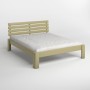 Полуторная деревянная кровать Mebigrand Техас Оливковый (RAL1020) 120х190 см (MBG-9686)