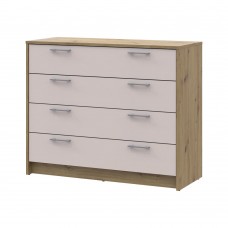 Комод Doros Ронді Дуб Артизан/Кашемір 4 ящики 100х40х82 DRS-011782 (41516187)