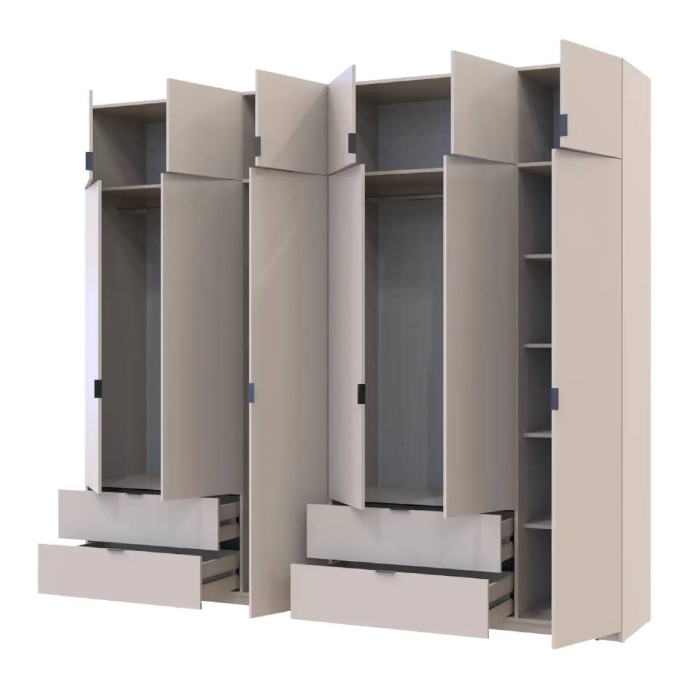 Шкаф для одежды Doros Лукас Кашемир 3+3 ДСП 270х50х240 DRS-011715 (42005116)