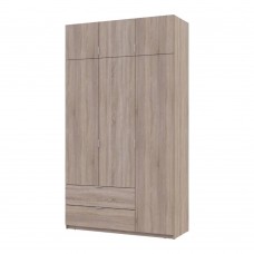 Шафа для одягу Doros Лукас Дуб Сонома 3ДСП 135х50х240 DRS-011655 (80737803)