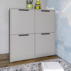 Тумба чотирьохдверна LION Краш 82x43x86 см Кашемір (LION-041762)