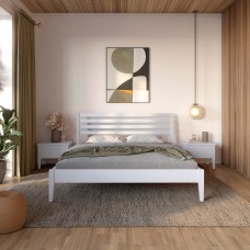 Полуторная кровать Mebigrand Челси Серо-голубой (S2010R80B) 120х200 см