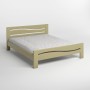 Полуторная деревянная кровать Mebigrand Неаполь Оливковый (RAL1020) 120х190 см (MBG-3794)