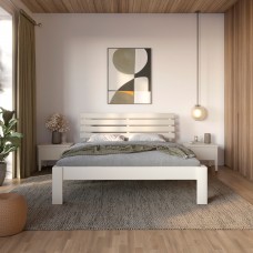 Полуторная деревянная кровать Mebigrand Техас Айвори (S0505Y30R) 120х190 см (MBG-7055)